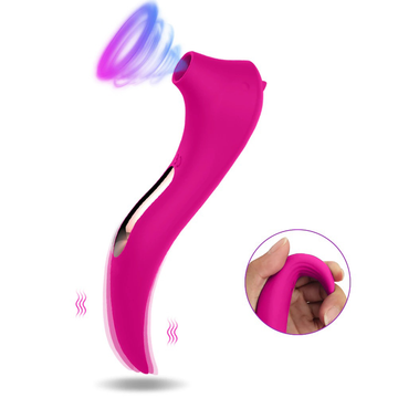 Clitoral Suction Vibrator with Vibrating Tail for G-Spot Stimulation / Erotic Toy for Women - EVE's SECRETS